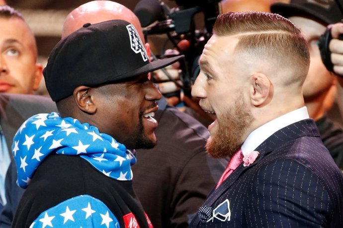 Floyd Mayweather y Conor McGregor encarados