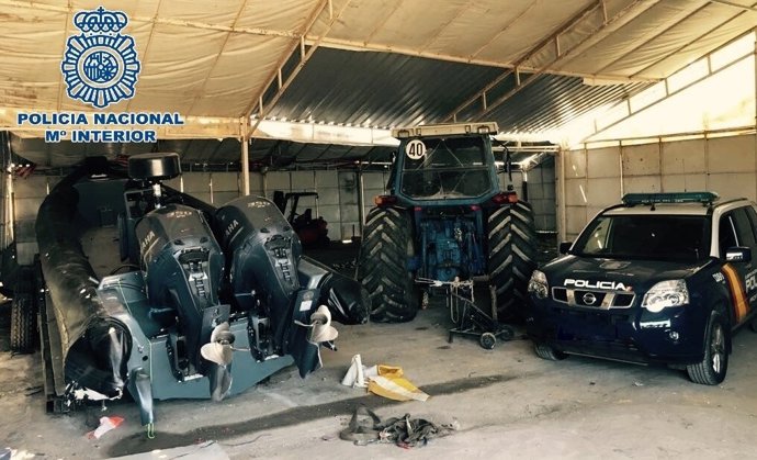 Parte de lo intervenido en esta actuación