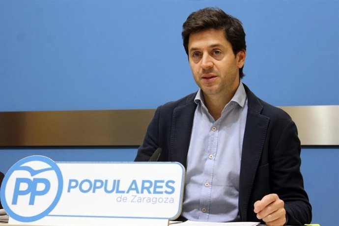 Concejal del Partido Popular en el Ayuntamiento de Zaragoza, Sebastián Contín.