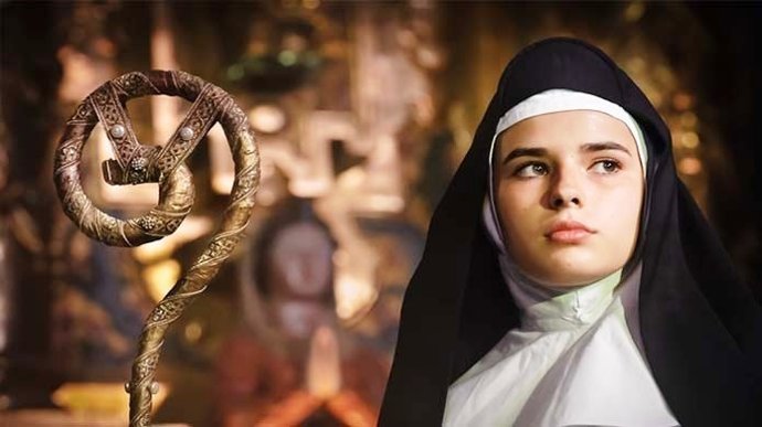 Imagen de una de las monjas de la representación del Cronicón