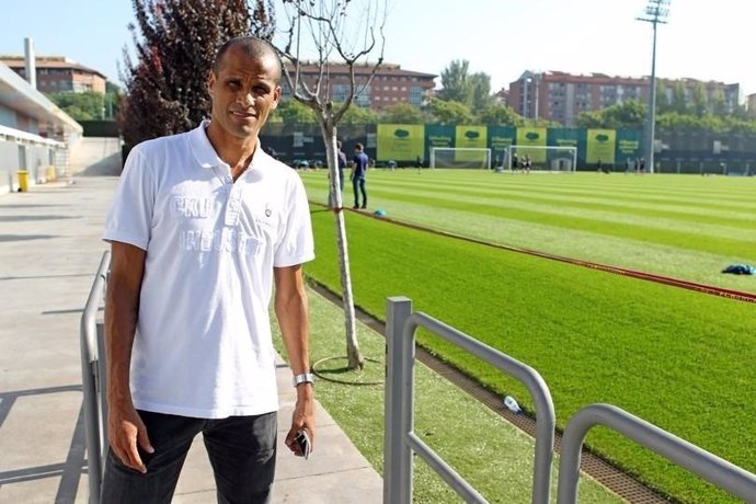 Rivaldo visita al Barcelona