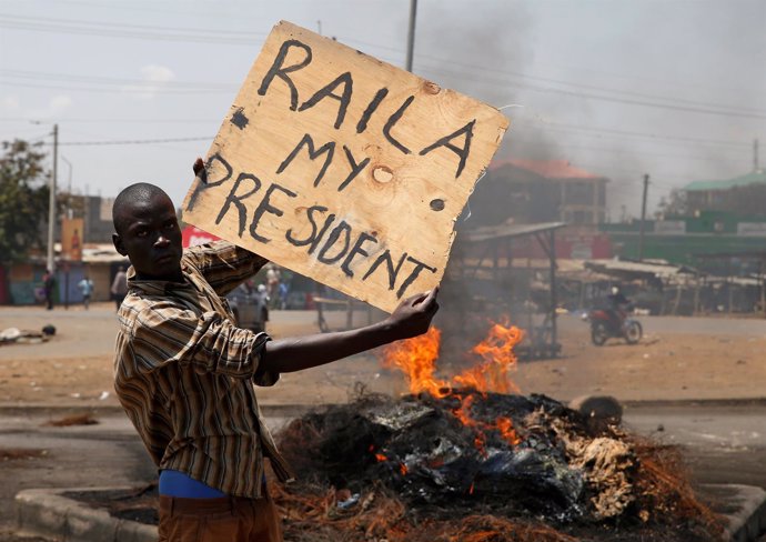 Protestas postelectorales en Kenia