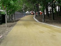 Abierto el nuevo camino accesible en el parque Cristina Enea de San Sebastián