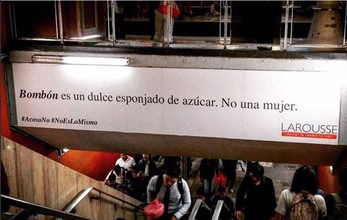 Campaña acoso metro Ciudad de México