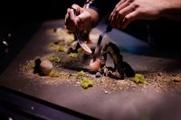 Víctor Rodrigo prepara un nuevo espectáculo gastronómico tras servir comida fluorescente y surcar el arcoíris en Samsha