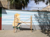 Sa Pobla expone las obras realizadas por el Campo de Trabajo en el Paseo del Ferrocarril en una Nit de l'Art este sábado