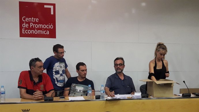 Recuento de votos de la asamblea de trabajadores de Eulen