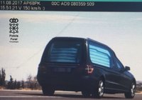 Multado el conductor de un vehículo fúnebre por circular a 150 km/h en Tudela