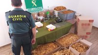 Guardia Civil interviene más de 90 kilogramos de picadura de tabaco de contrabando en Benamají (Almería)
