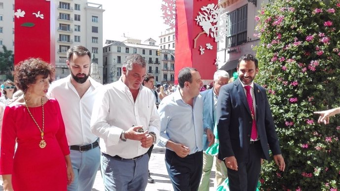 Carnero en feria de Málaga consejero ruiz espejo dani perez mariano visita