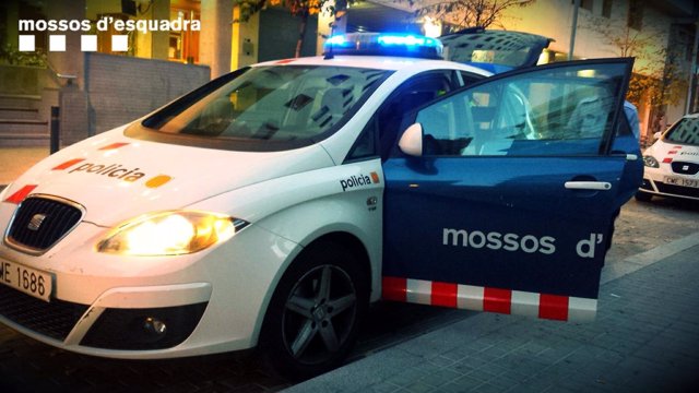 Vehículo de los Mossos d'Esquadra 