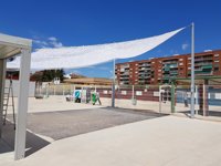El CEIP 103 de València tendrá una zona de 70 m2 de sombra tras las reivindicaciones del AMPA