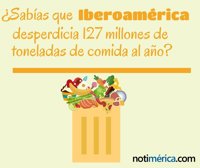 Iberoamérica desperdicia 127 millones de toneladas de comida al año