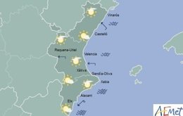 Sol en la gran mayoría de la región