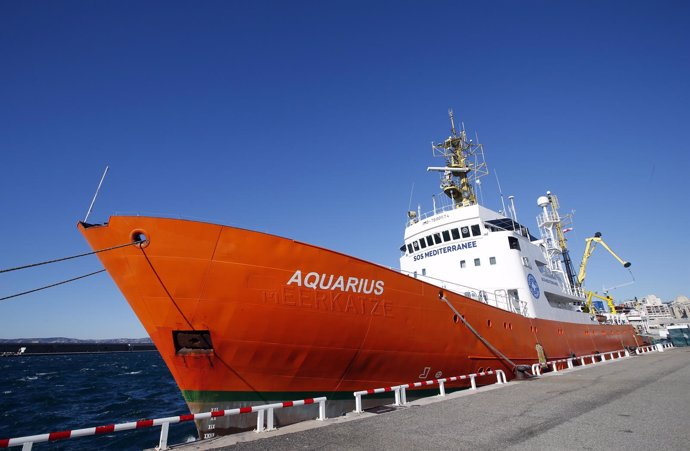 Barco Aquarius de SOS Méditerranée 