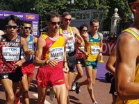 El colombiano Eider Arévalo reina en los 20 kilómetros marcha y Álvaro Martín acaba octavo