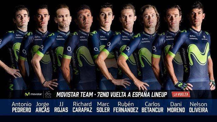 Equipo Movistar para la Vuelta a España 2017