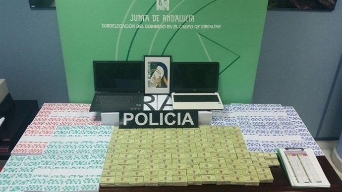 Boletos de lotería ilegales