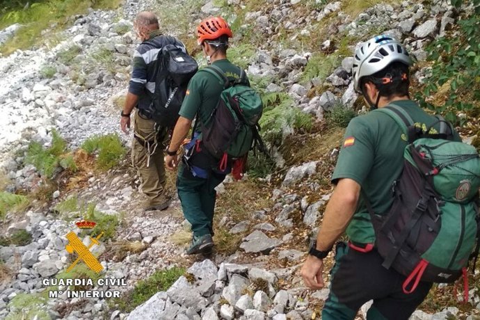 Rescate Vía Ferrata La Hermida