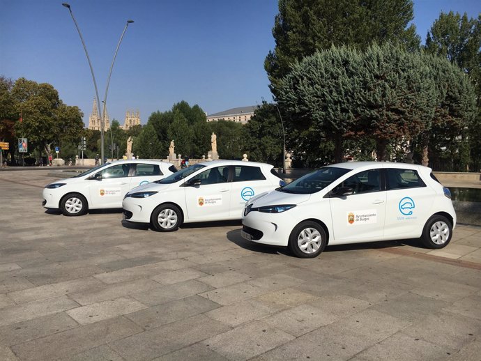 Burgos.- Los nuevos tres vehículos eléctricos