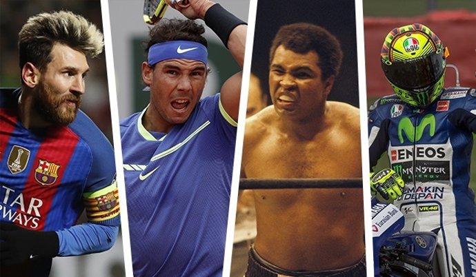 Messi, Nadal, Alí o Rossi, grandes zurdos