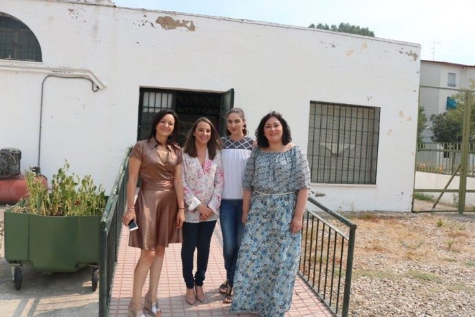 Rafi Crespín y Esther Ruiz visitan el IES La Fuensanta