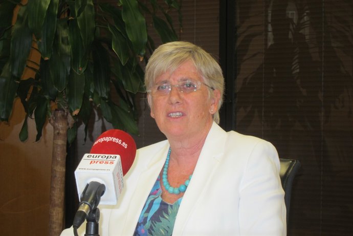 L'consellera d'Ensenyament de la Generalitat, Clara Ponsatí                     