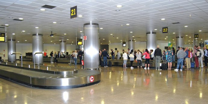 Recollida d'equipatge  de l'Aerouperto de Gran Canària