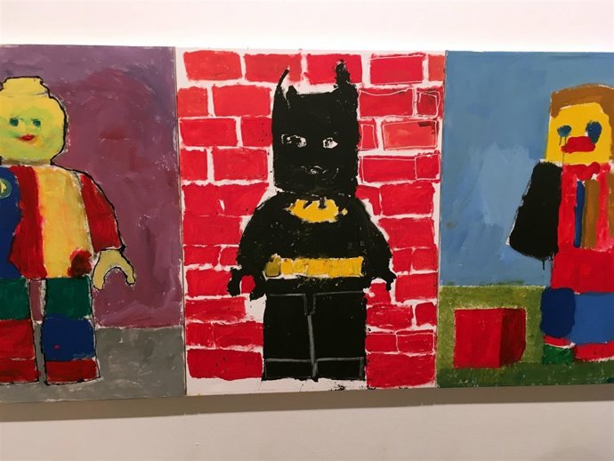 Una de las obras realizadas por los niños. 