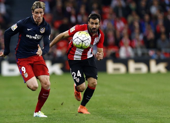 Torres y Balenziaga en el  Athletic Club - Atlético de Madrid