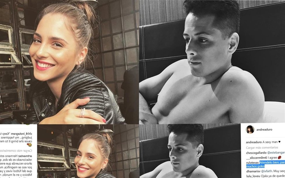 Chicharito y Andrea Duro, pasión en Londres a pesar las críticas