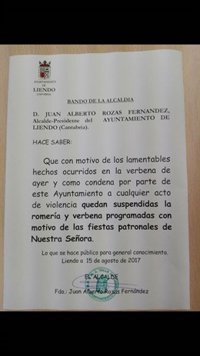 Unos "cuatro jóvenes se ensañaron" con el chaval agredido en la verbena de Liendo