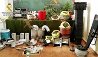 Desmantelan dos laboratorios de marihuana en Torralba de Calatrava e incautan 117 plantas