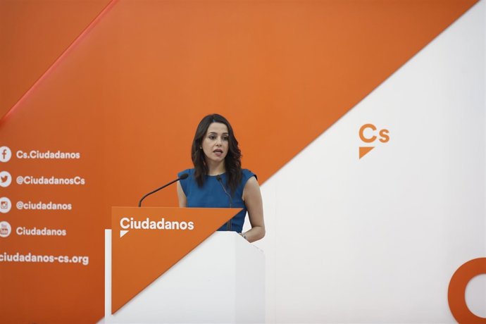  Arrimadas Ofrece Una Rueda De Prensa Tras La Reunión De La Ejecutiva Nacional