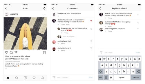 Instagram hilos de comentarios y respuestas redes sociales