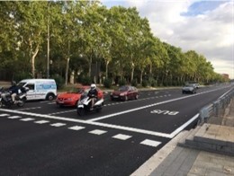 Nuevo carril bus de la avenida Meridiana