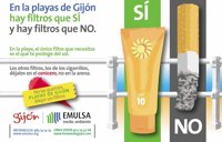 Emulsa desrrollará una campaña informativa sobre la importancia de no arrojar colillas en las playas
