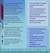 La bandera amarilla ondea este miércoles en 12 playas de Cartagena y San Javier