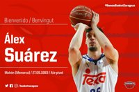 Álex Suárez jugará en Tecnyconta Zaragoza cedido por el Real Madrid