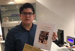 El coordinador de Voluntad Popular España, Arlen Barrera. 