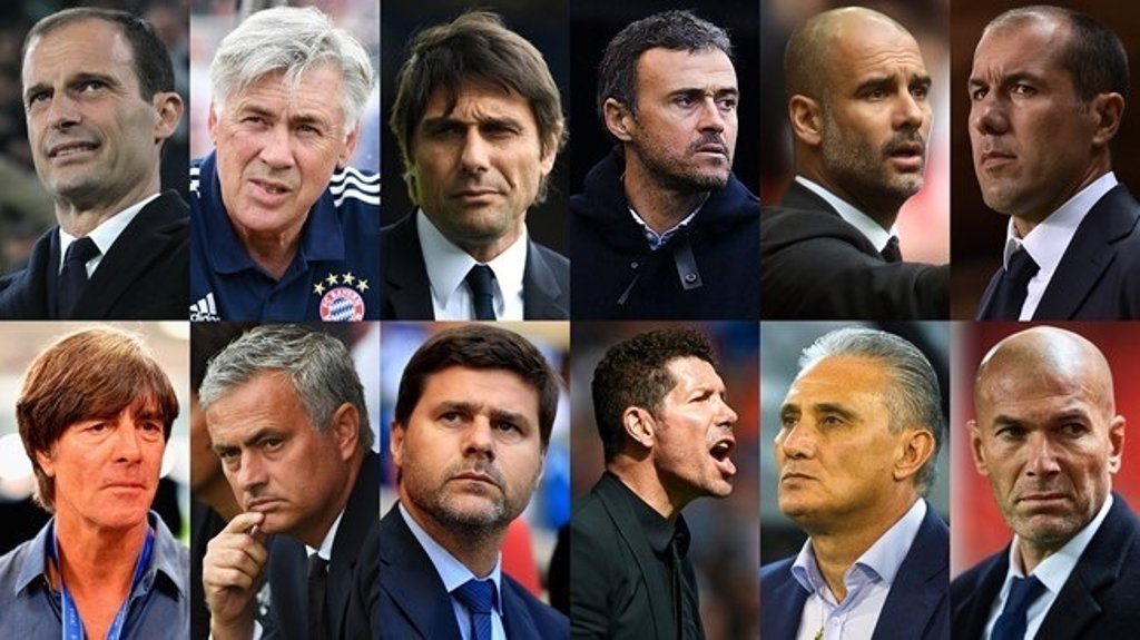 Zidane, Luis Enrique, Simeone, Guardiola y Mourinho ...