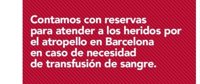 El Banco de Sangre pide dar sangre aunque tiene reservas para atender a los heridos