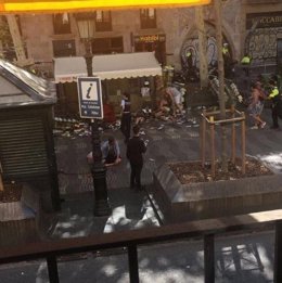 Atropello en Barcelona
