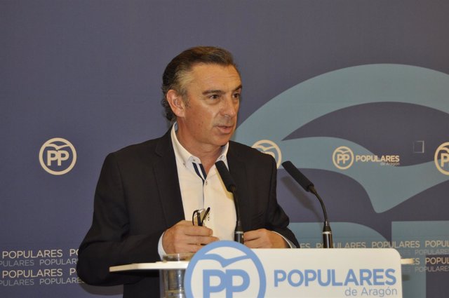 El presidente del PP Aragón, Luis María Beamonte.