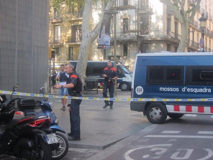 Atropello en La Rambla