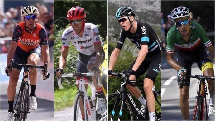 Nibali, Contador, Froome y Aru, aspirantes a ganar La Vuelta 2017
