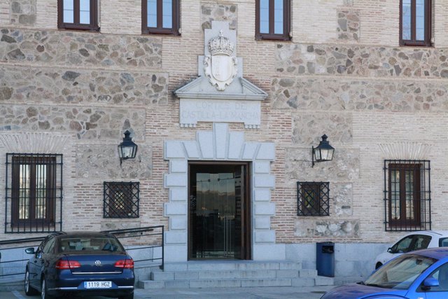 Edificio, Antiguo, Cortes, Puerta