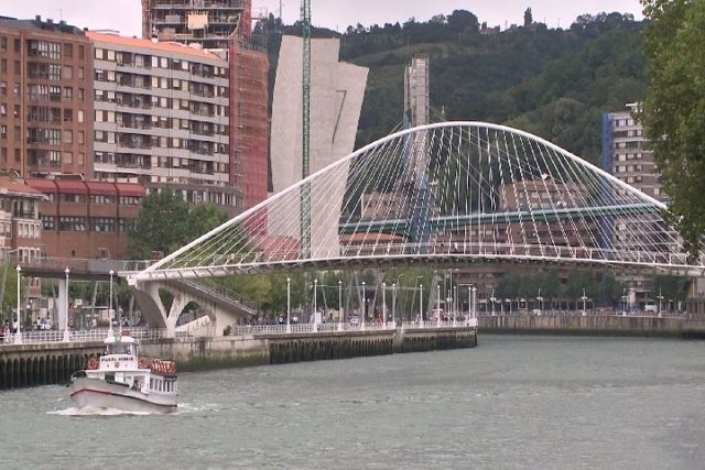 La ría a su paso por Bilbao