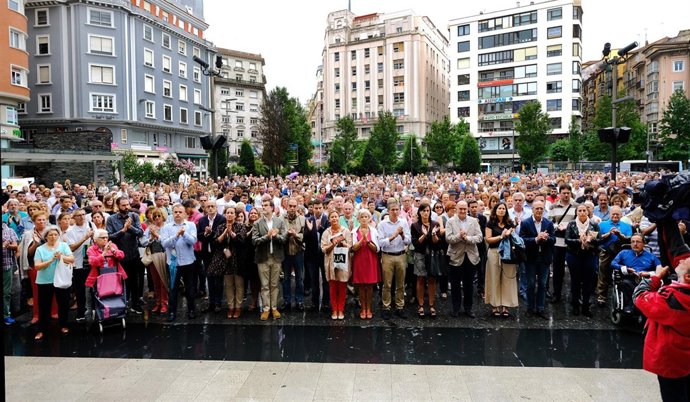Concentración atentado Barcelona