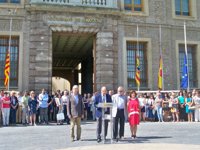 "Aragón reniega de la intolerancia y de quienes se apoyan en la cobarde amenaza terrorista", afirma Lambán